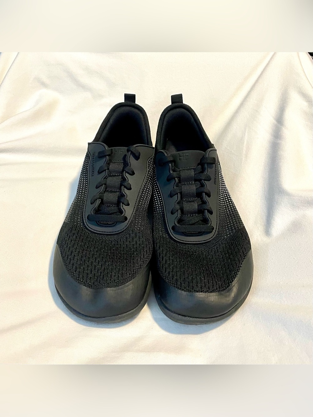 “HF” Hike Footwear Stride Barefoot Shoes - Black Mesh Lace-Up - M 9~W 11 -Unisex